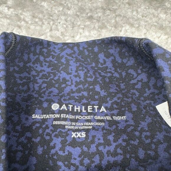 Athleta Ultimate Stash Pocket Gravel Tight Blue - Picture 5 of 15